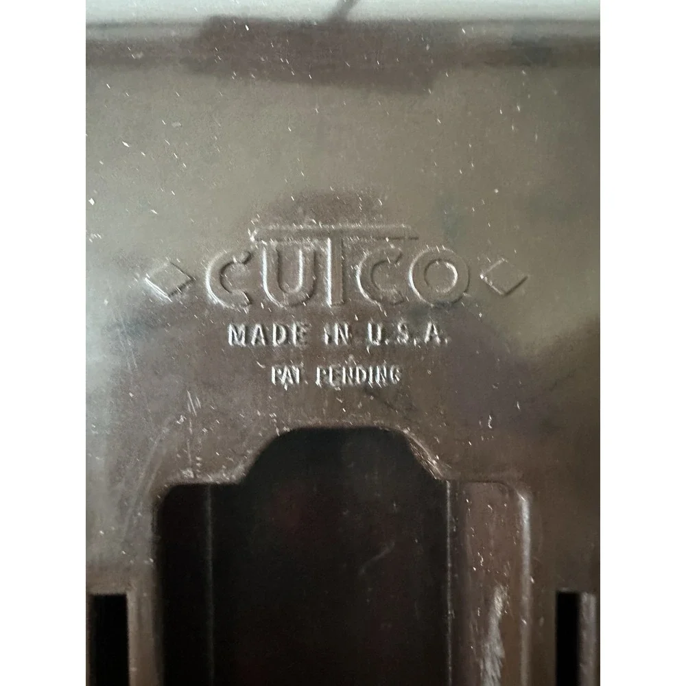 Cutco Brown Bakelite‎ 6-Slot Knife Holder Vintage Wall-Mount Rack or Drawer Tray
